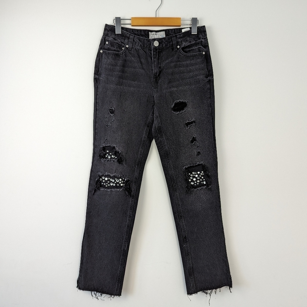 Banjara Women's Embellished Distressed Jeans - Size 26